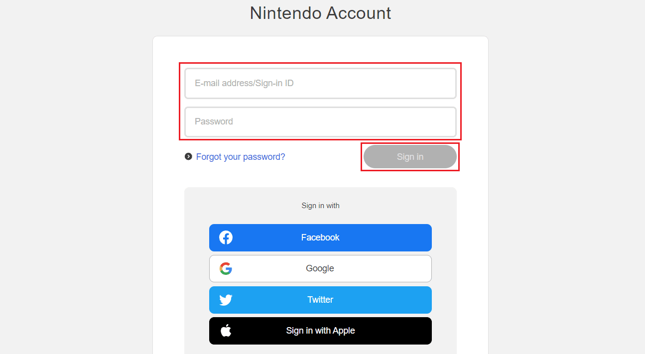 inserisci il tuo indirizzo e-mail/ID di accesso e password e fai clic su Accedi | Come disconnettersi da Fortnite PS4