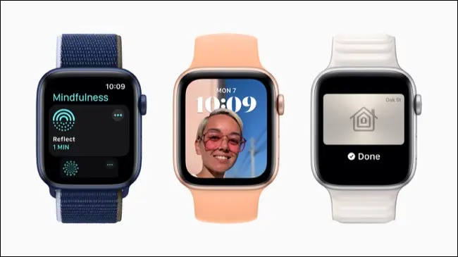 watchOS 8이 설치된 Apple Watch Series 6