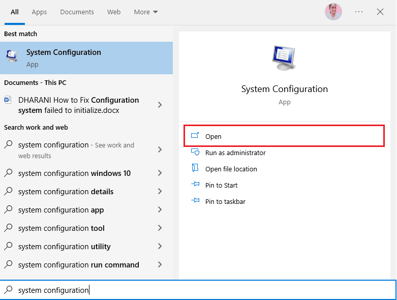 configurarea sistemului