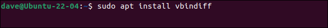 在 Ubuntu 上安装 VbinDiff