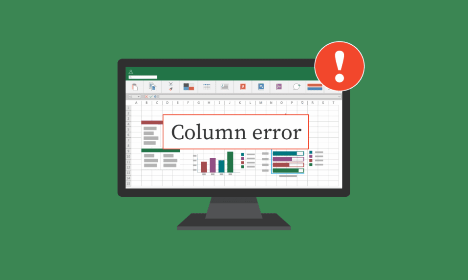 Cómo corregir el error Mover columna de Excel