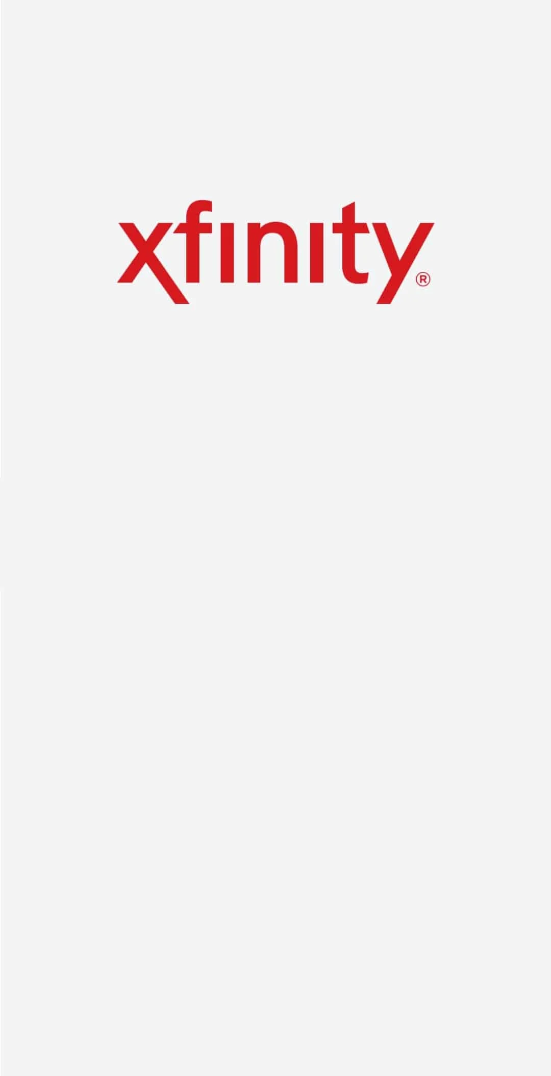 ouvrir l'application Xifinity