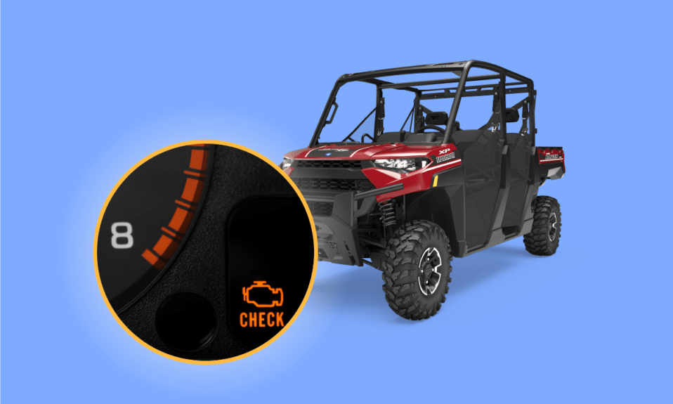 วิธีรีเซ็ตเช็คไฟเครื่องยนต์บน Polaris Ranger 1000