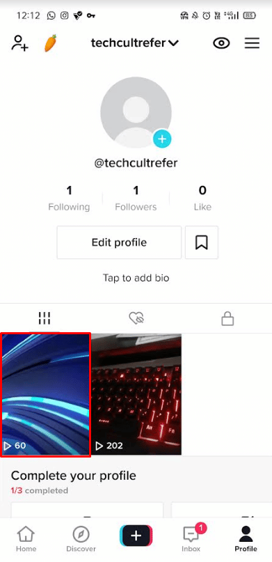 Sélectionnez la vidéo que vous souhaitez partager sur Instagram