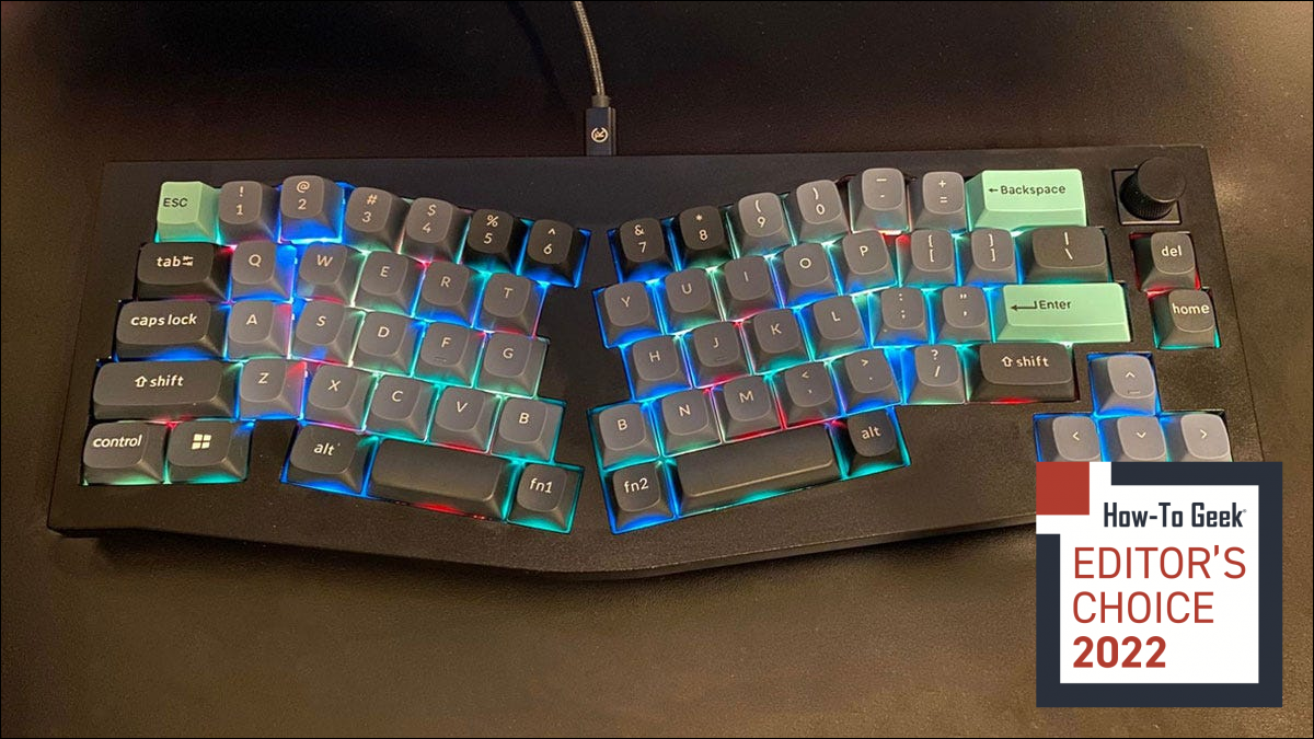 Teclado Keychron con retroiluminación RGB