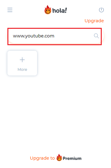 buka youtube.com di alat ekstensi pengubah alamat ip hola