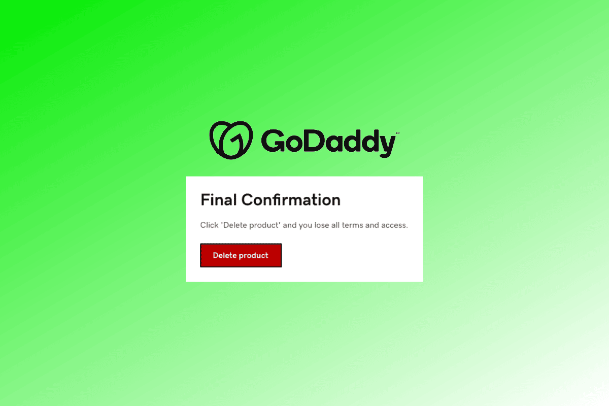 Jak usunąć produkt z GoDaddy