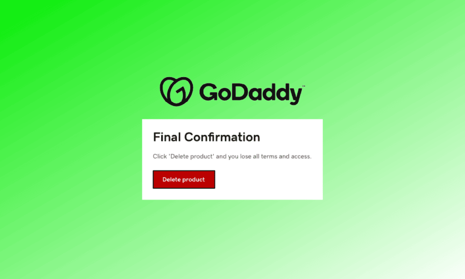 Como excluir um produto no GoDaddy