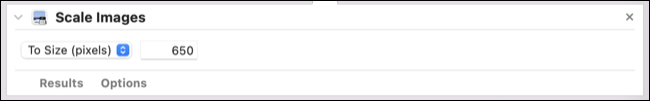 Scalați imaginile cu fluxul de lucru Automator