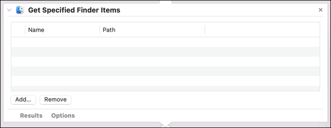 在 Automator 工作流程中接收 Finder 输入