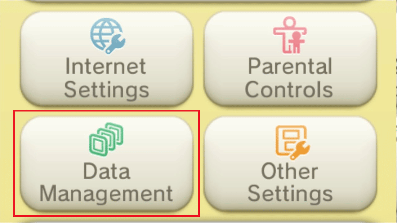 Veri Yönetimi'ni seçin | Pokemon Ultra Moon Save Nasıl Silinir