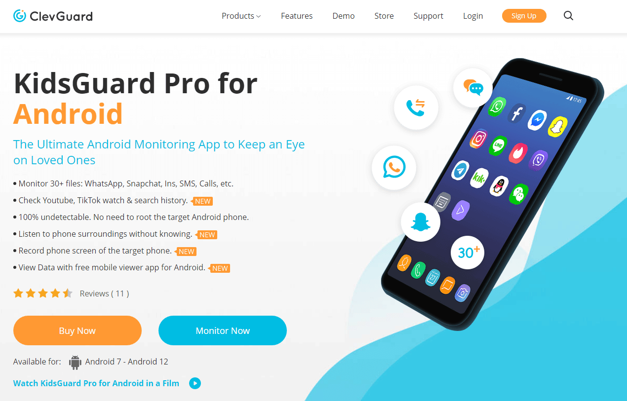 Sito Web KidsGuard Pro