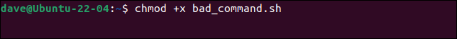 Haciendo un script ejecutable usando chmod