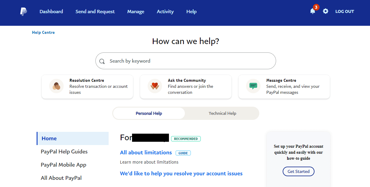 Hubungi Dukungan PayPal. Perbaiki PayPal Tidak Dapat Memproses Permintaan