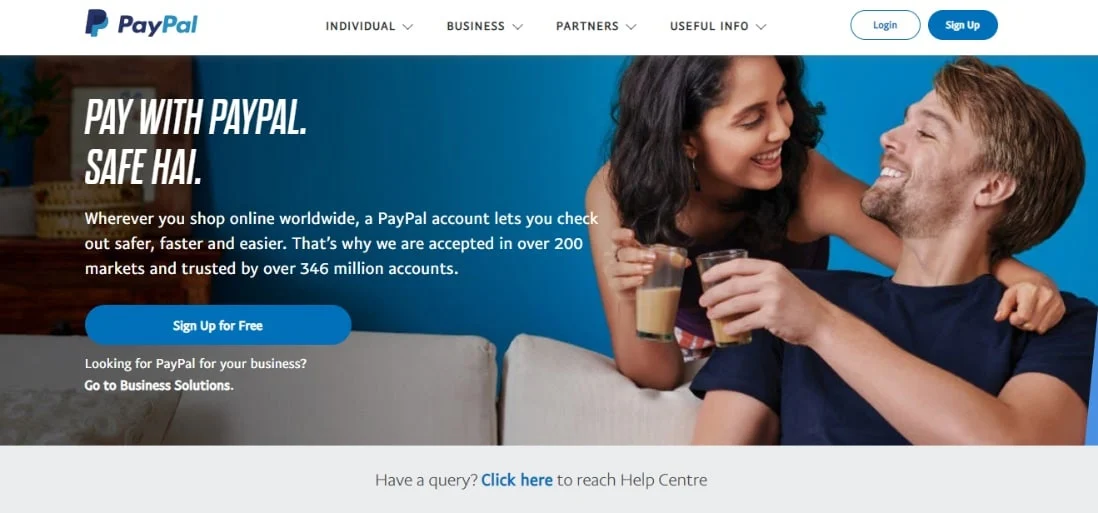 เปิด PayPal