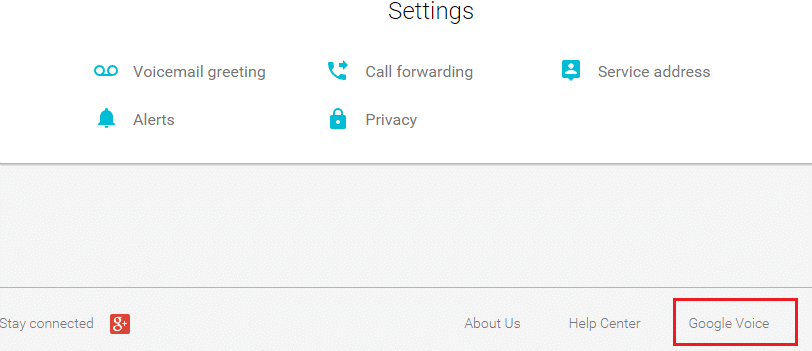 Scorri fino in fondo alla pagina e fai clic su Google Voice | Come visualizzare la cronologia delle chiamate telefoniche su Google | recuperare il registro delle chiamate su Android