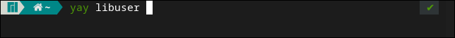 libuser auf Manjaro installieren