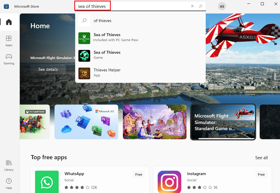 cari lautan pencuri di Microsoft Store