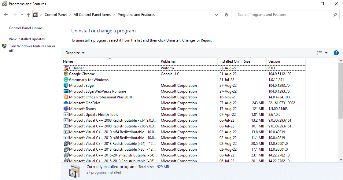 Individua DirectX e fai clic con il pulsante destro del mouse su di esso