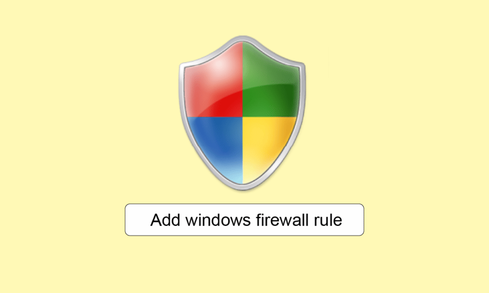 Como adicionar regra de firewall do Windows