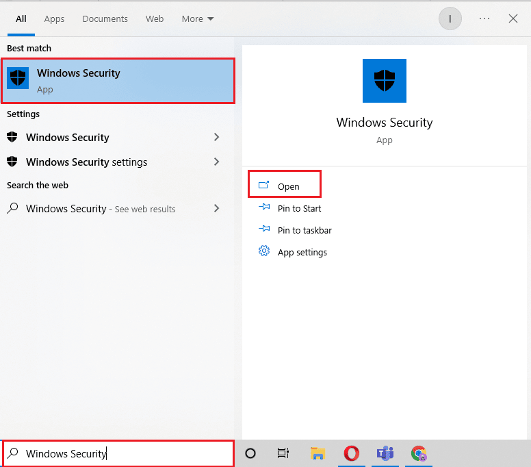 Öffnen Sie die Windows-Sicherheit. Beheben Sie den MSDN Bugcheck Video TDR-Fehler in Windows 10