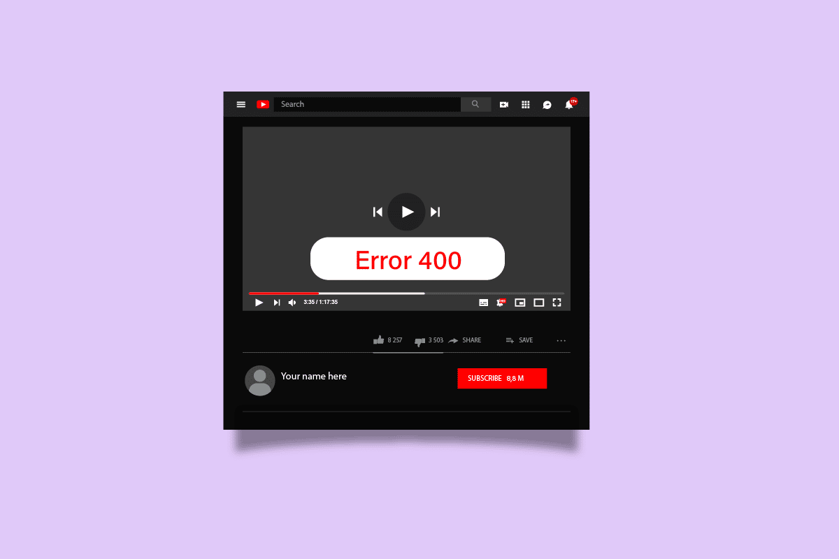 Исправить ошибку YouTube 400 в Google Chrome