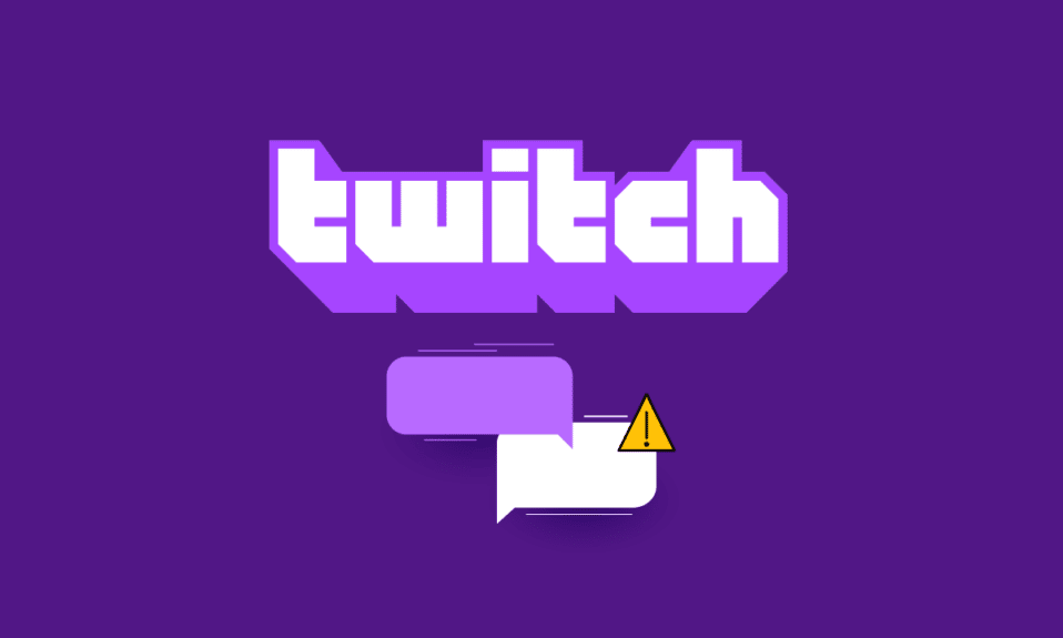 Fix Twitch не может подключиться к чату