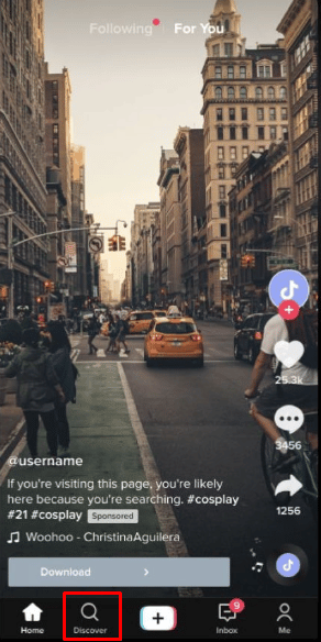 В строке меню, расположенной в нижней части экрана, нажмите на опцию Discover | Как посмотреть дуэты в тик ток