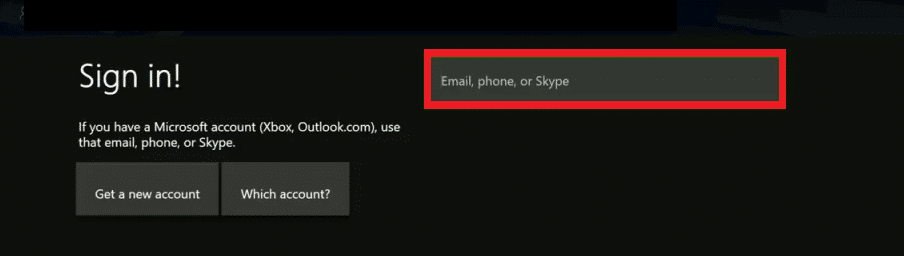 Passa al menu Accedi della tua console Xbox. Risolto il problema con gli inviti di gioco Xbox One che non funzionano
