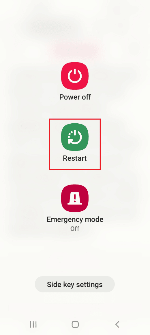 Reinicia tu teléfono inteligente