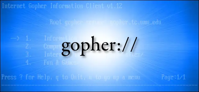 Protocolul Gopher (gopher://).