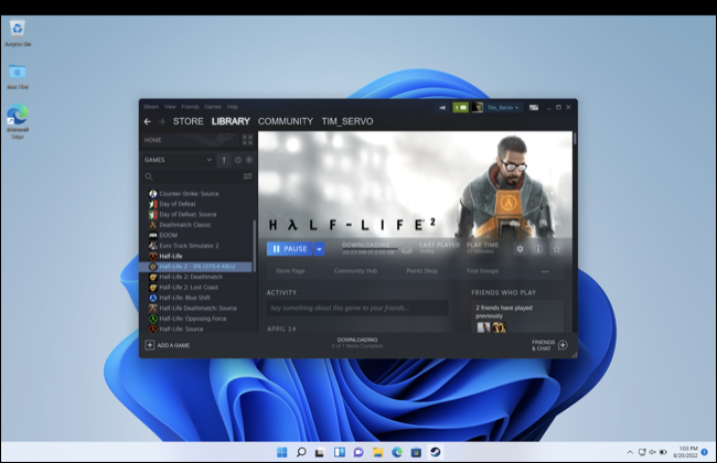 Parallels Desktop 18 Steam sur Windows 11 ARM