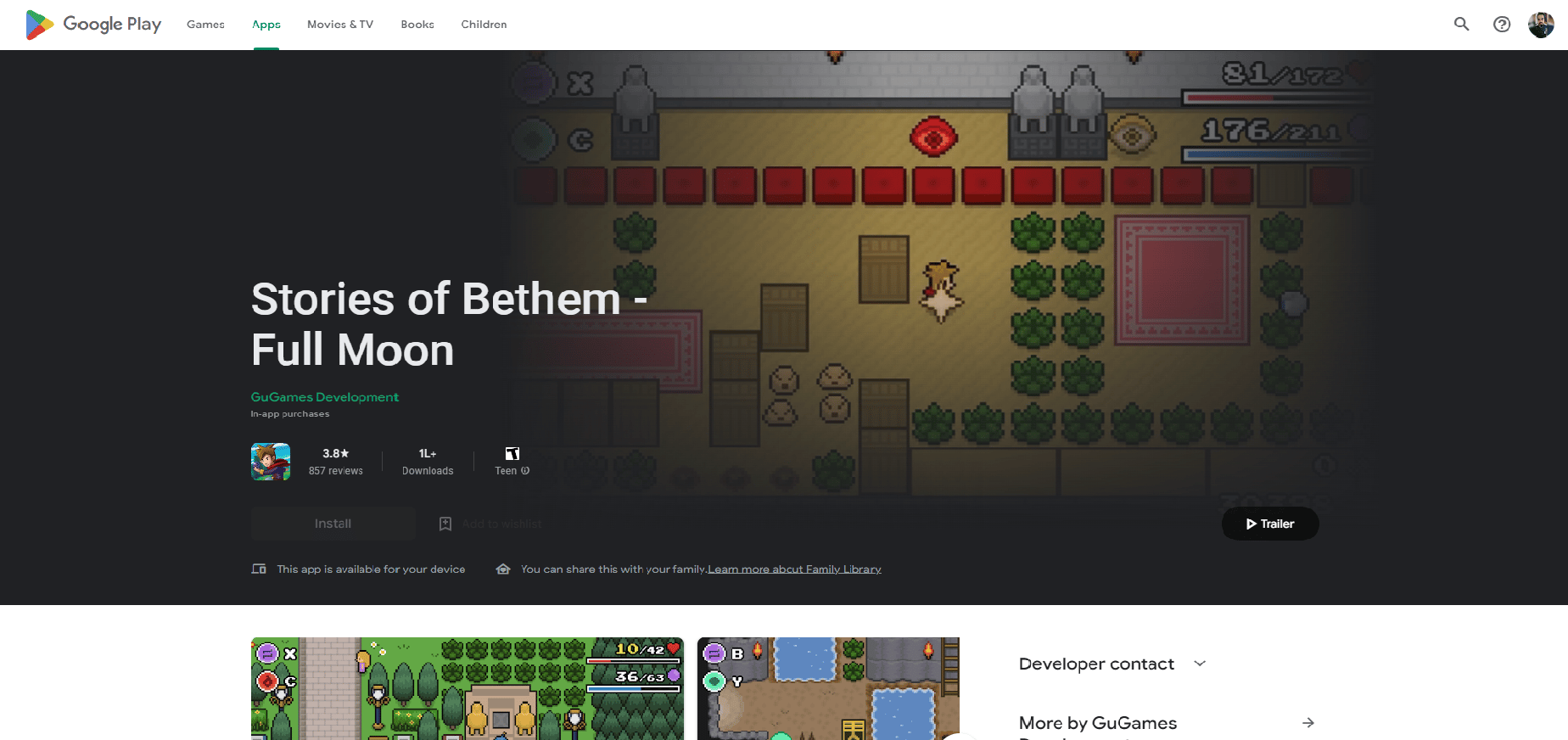 Histórias de bethem lua cheia. Melhores jogos como Legend of Zelda para Android