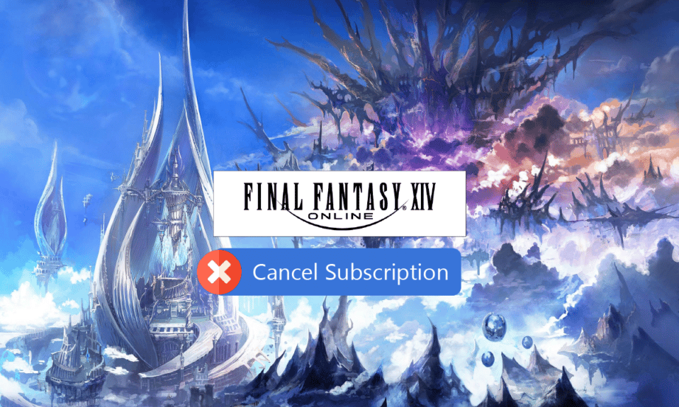 Como cancelar a assinatura do FFXIV