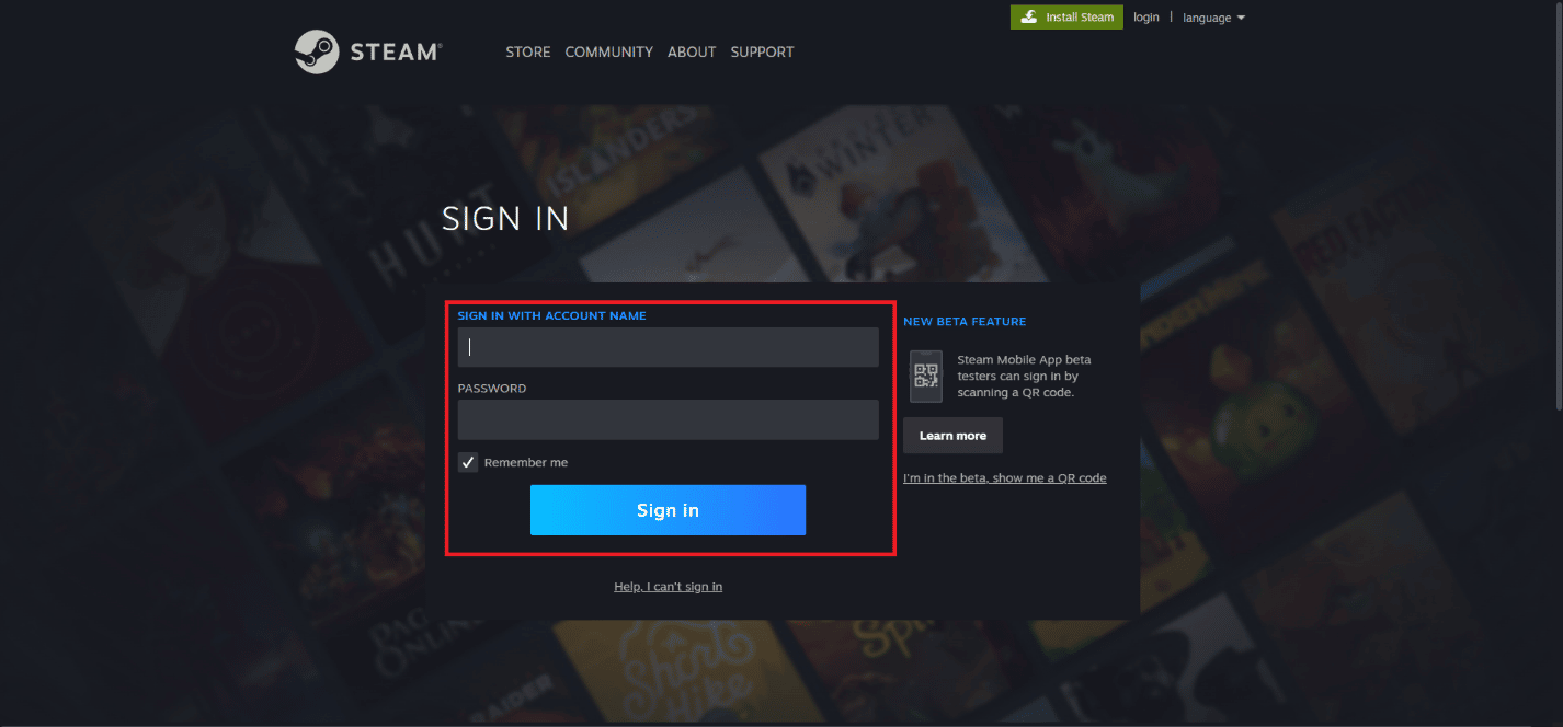 Visite o site do Steam em um navegador e faça login na sua conta | Como cancelar a assinatura do ffxiv