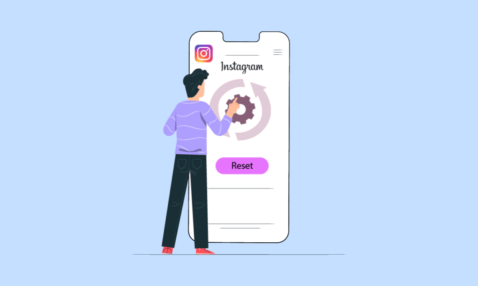 Como redefinir sua conta do Instagram