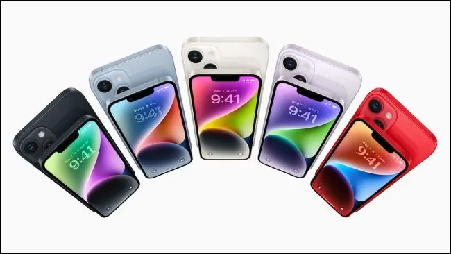 Apple iPhone 14 และ 14 Plus มีหลายสี