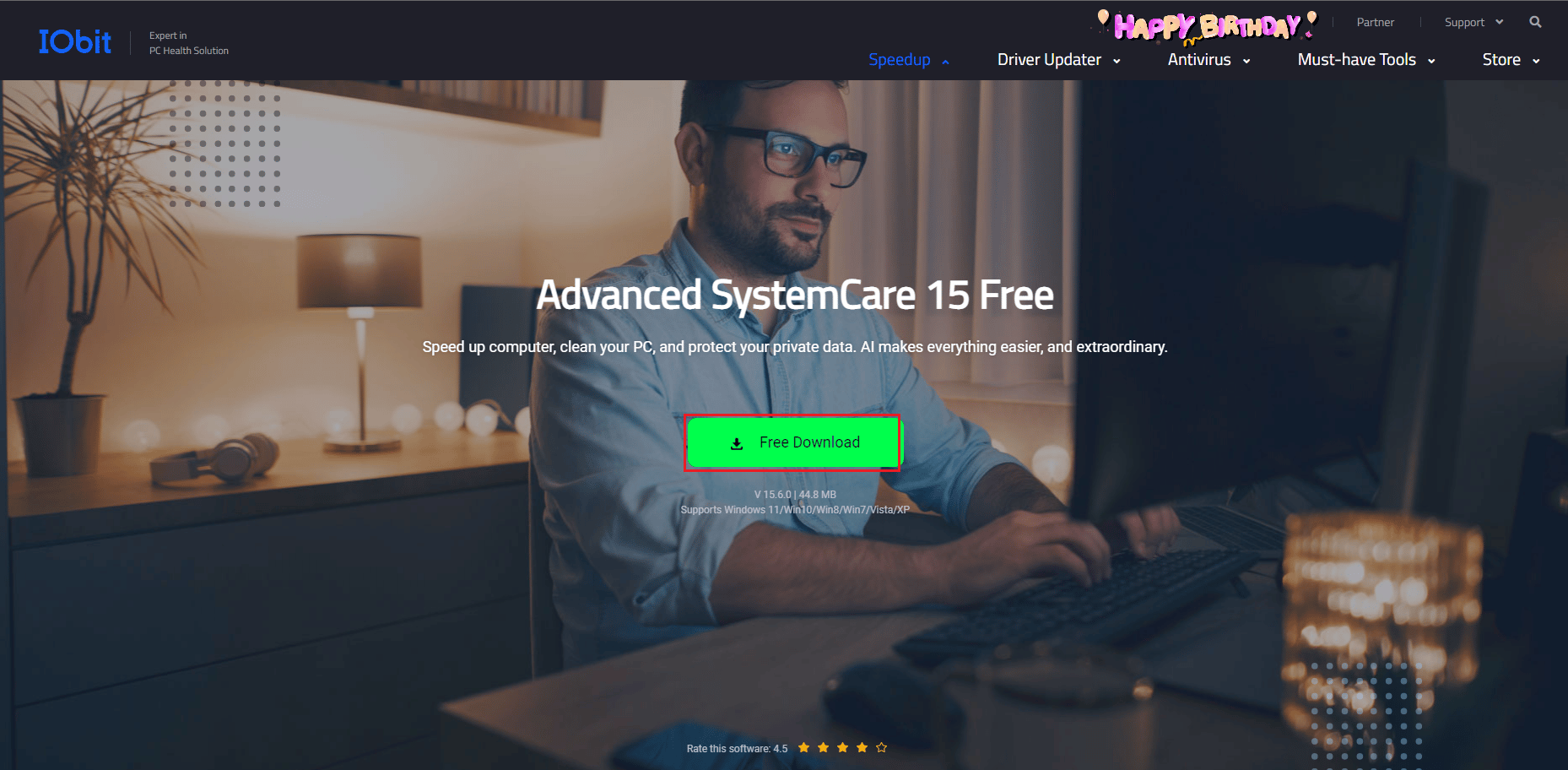 ดาวน์โหลดโปรแกรม Advanced systemcare