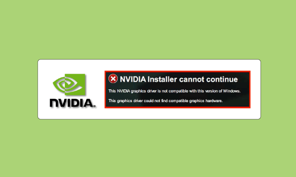 Corrigir driver NVIDIA não compatível com esta versão do Windows