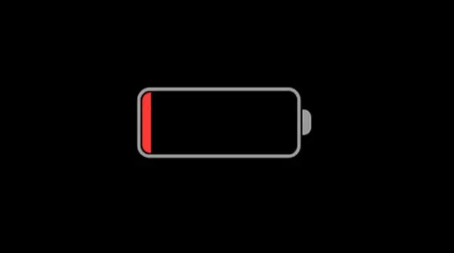 Batterie iPhone vide