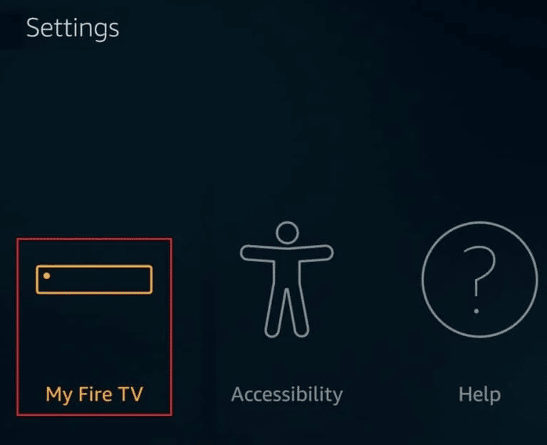 حدد My Fire TV