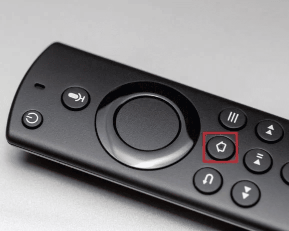 Appuyez sur le bouton Accueil. Fix Fire TV Impossible de se connecter au serveur pour le moment