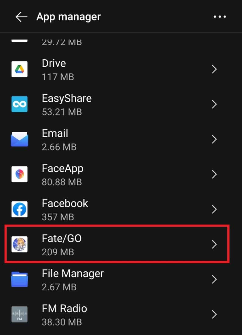 Otwórz Fate GO. Napraw błąd Fate Grand Order 43 na Androidzie