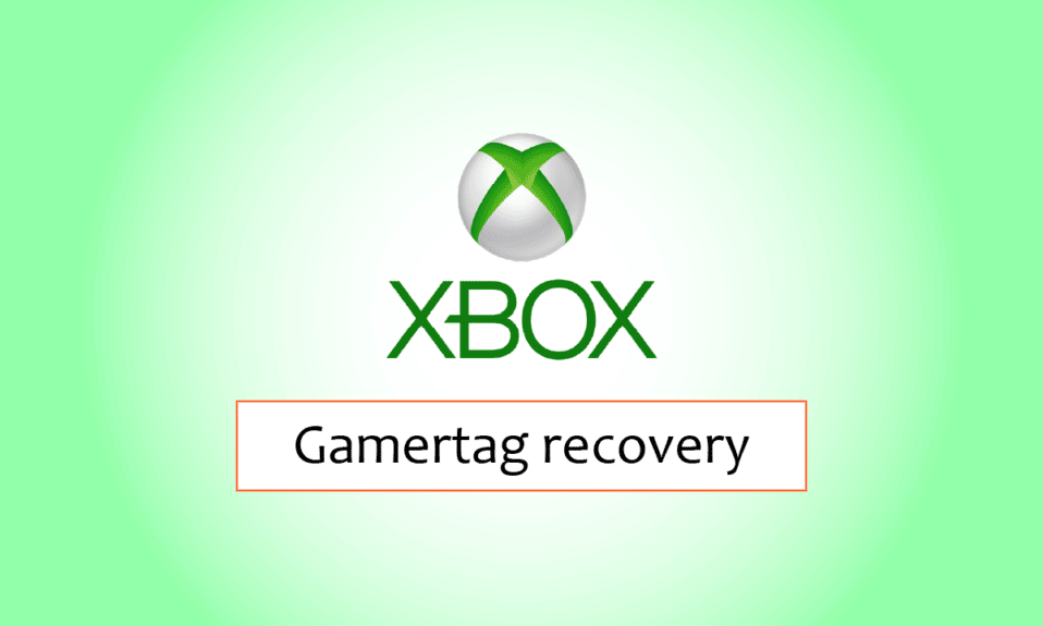 การกู้คืน Xbox Gamertag