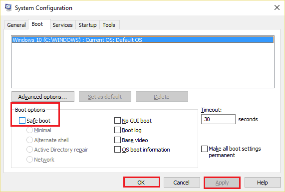 Deaktivieren Sie die Option „Sicherer Start“ in der Systemkonfiguration