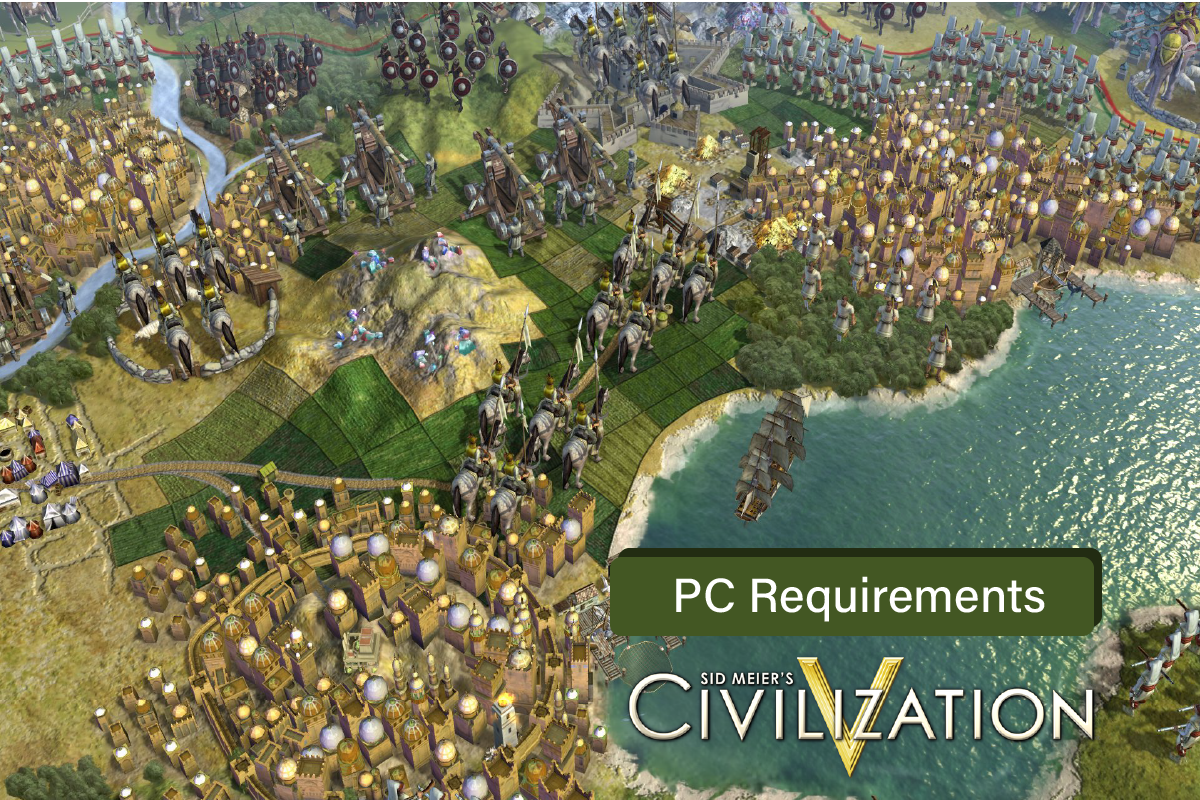 Quais são os requisitos do PC do Civilization V