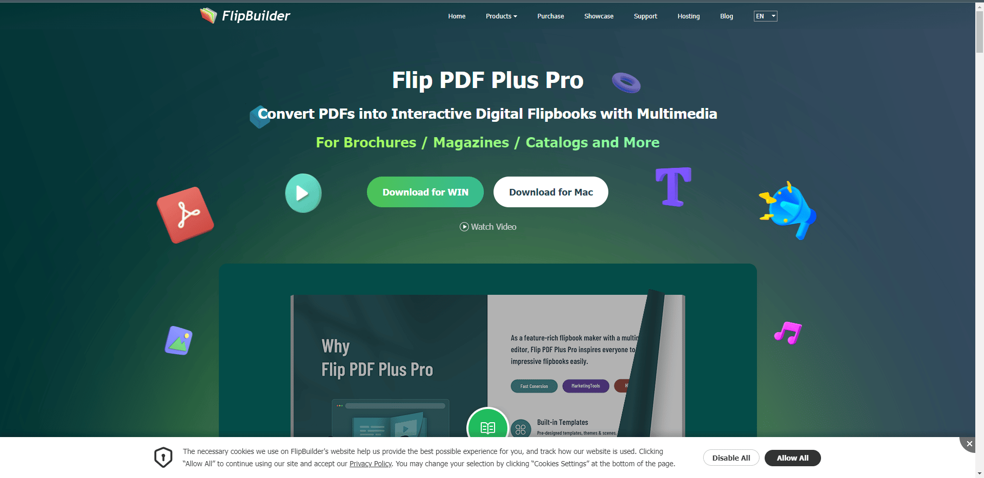 Sitio web oficial de Flipbuilder