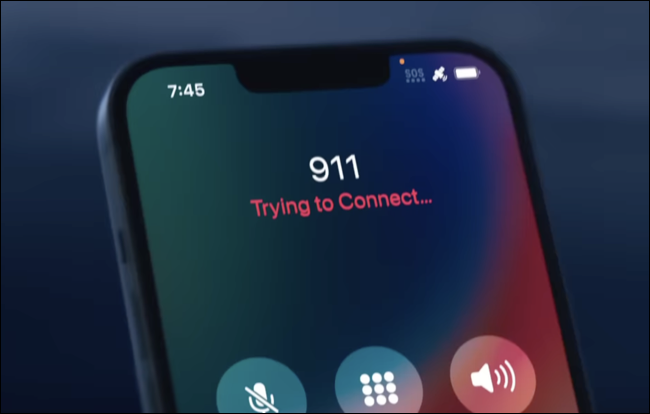 使用 iPhone 撥打 911