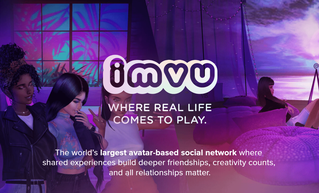 IMVU resmi web sitesi