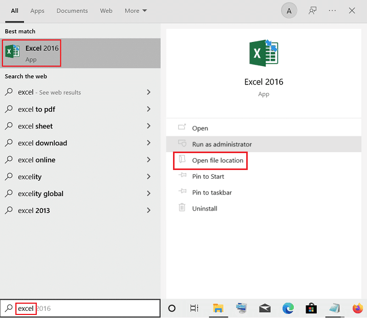 excel เปิดตำแหน่งไฟล์